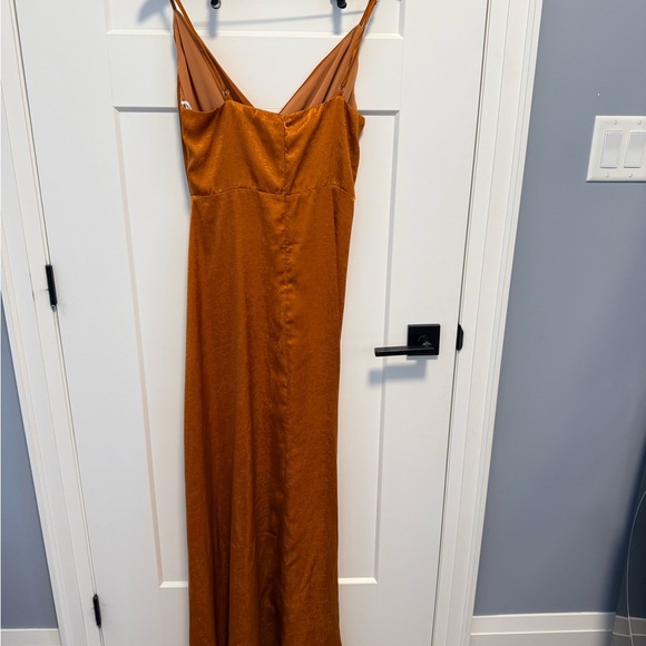Lulu's Rust Maxi Dress - Picture 4 of 4
